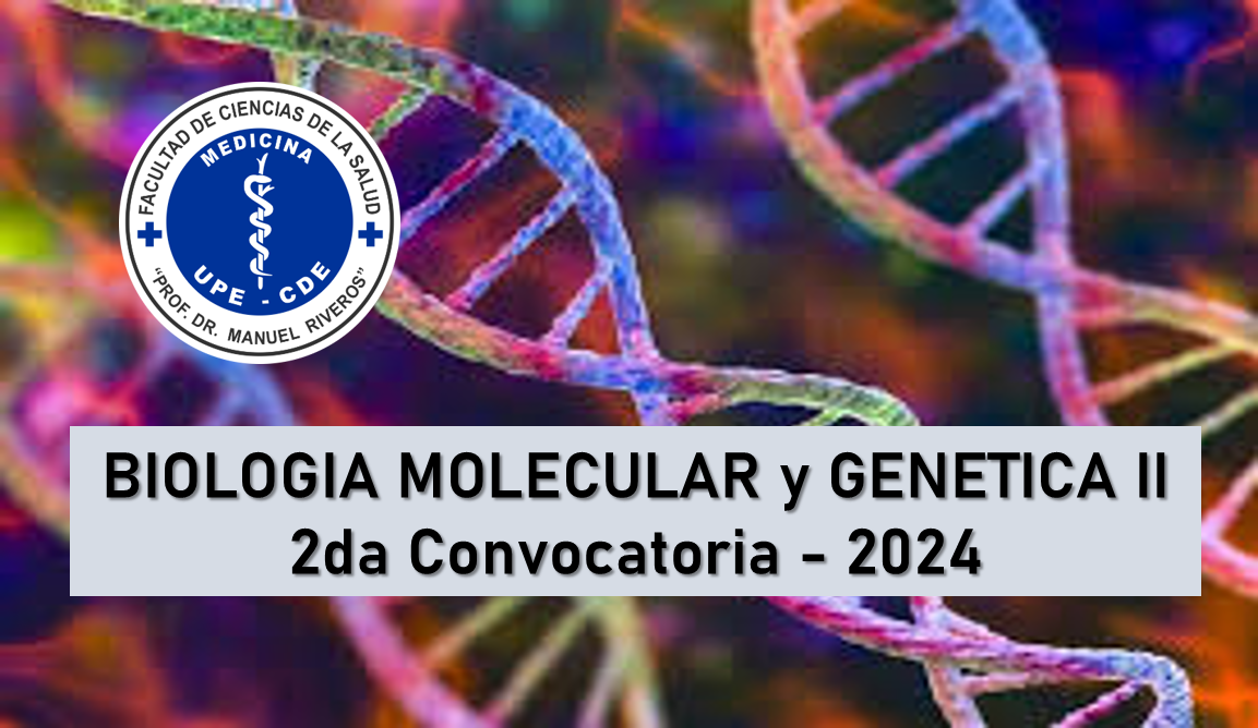 Course Image BIOLOGIA MOLECULAR y GENETICA II