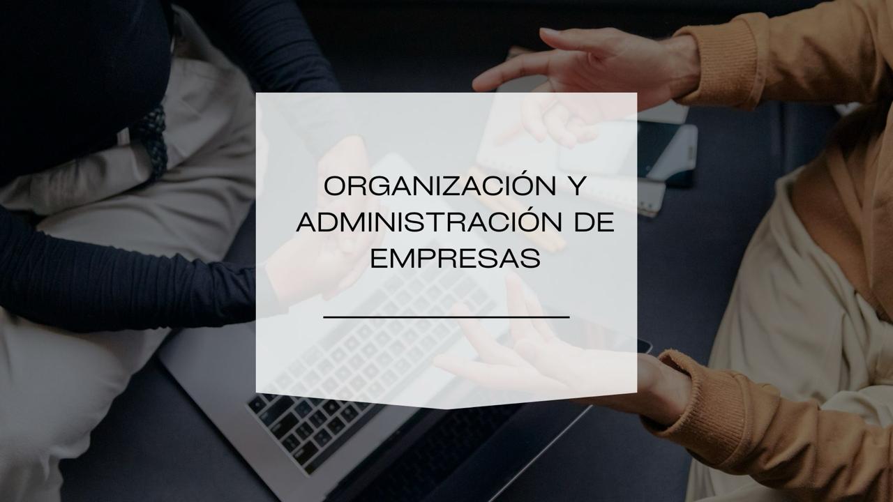 Organización y Administración de Empresas